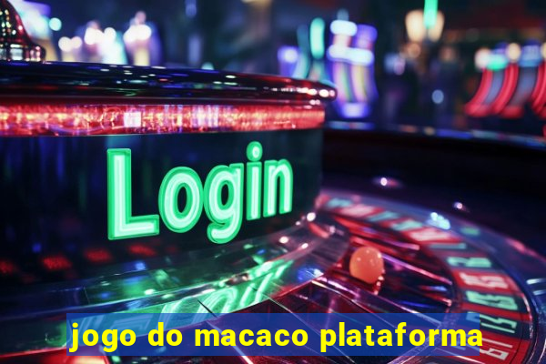 jogo do macaco plataforma